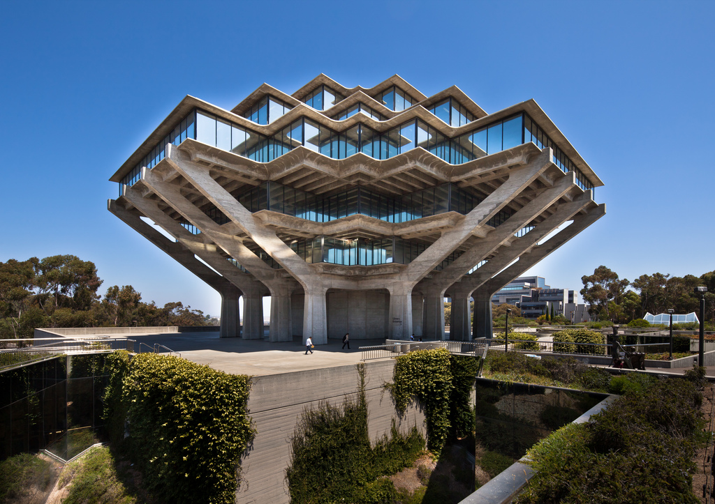 William Pereiras „Geisel Library“ der UC San Diego